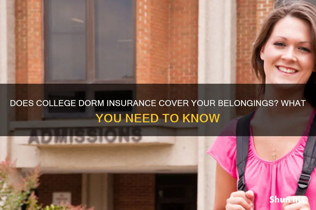 does college dorm insurance