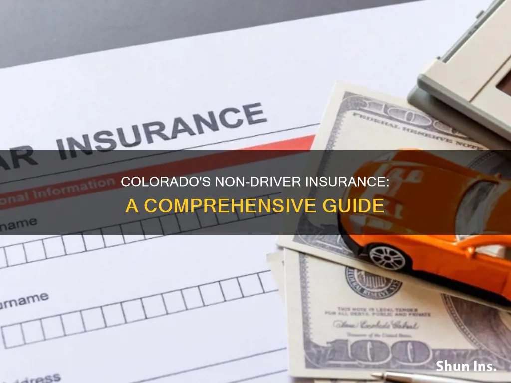 does colorado allow non driver insurance