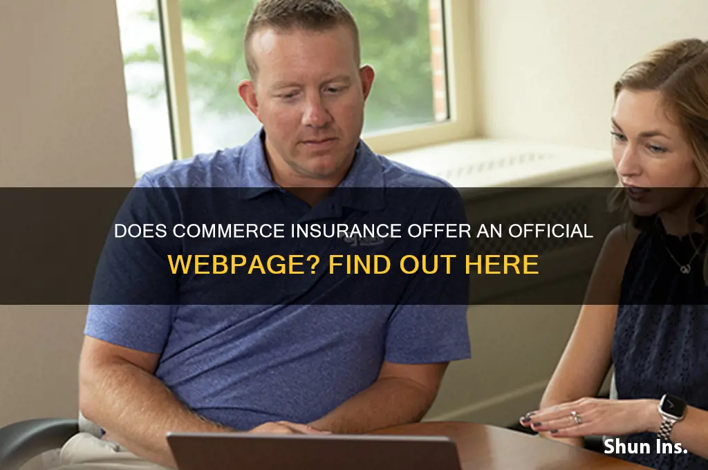 does commerce insurance have a webpage