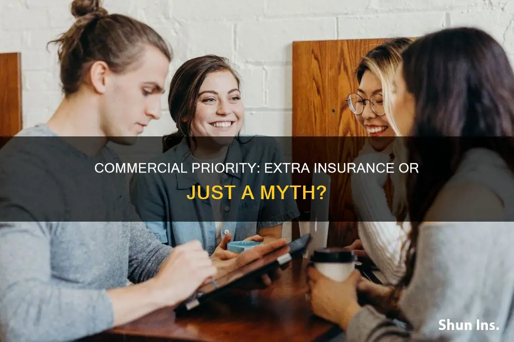 does commercial priority come with extra insurance