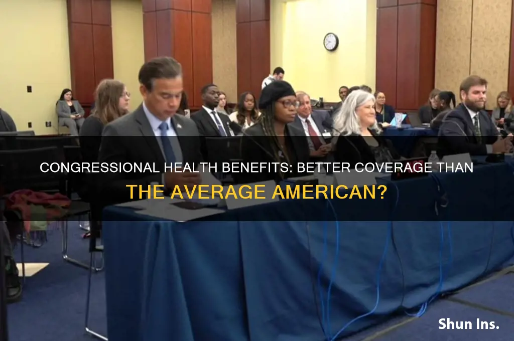does congress have better health insurance