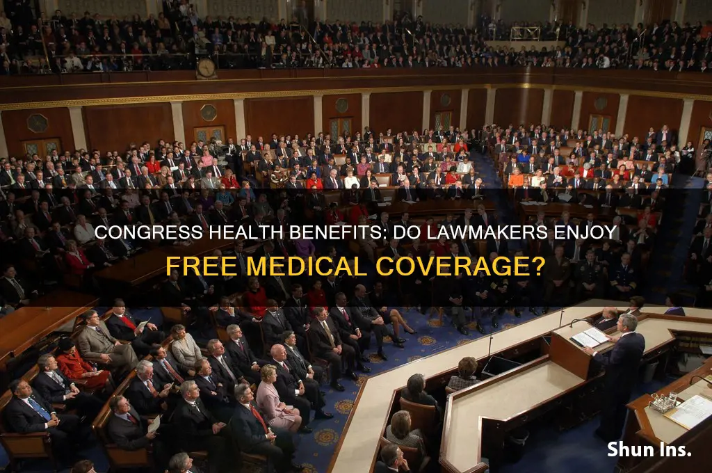 does congress have free health insurance