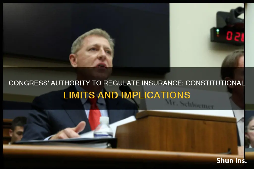 does congress have the power to regulate insurance