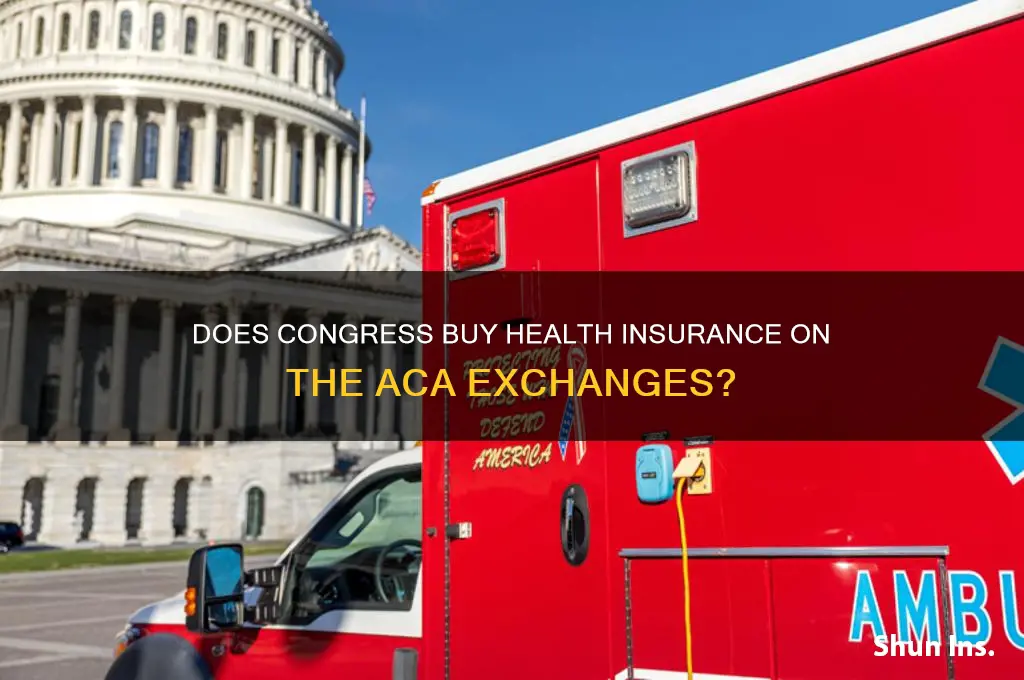 does congress purchase insurance on the exchanges