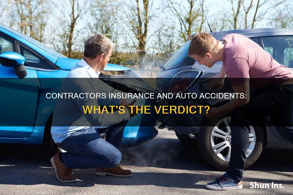 does contractors insurance cover auto accidents