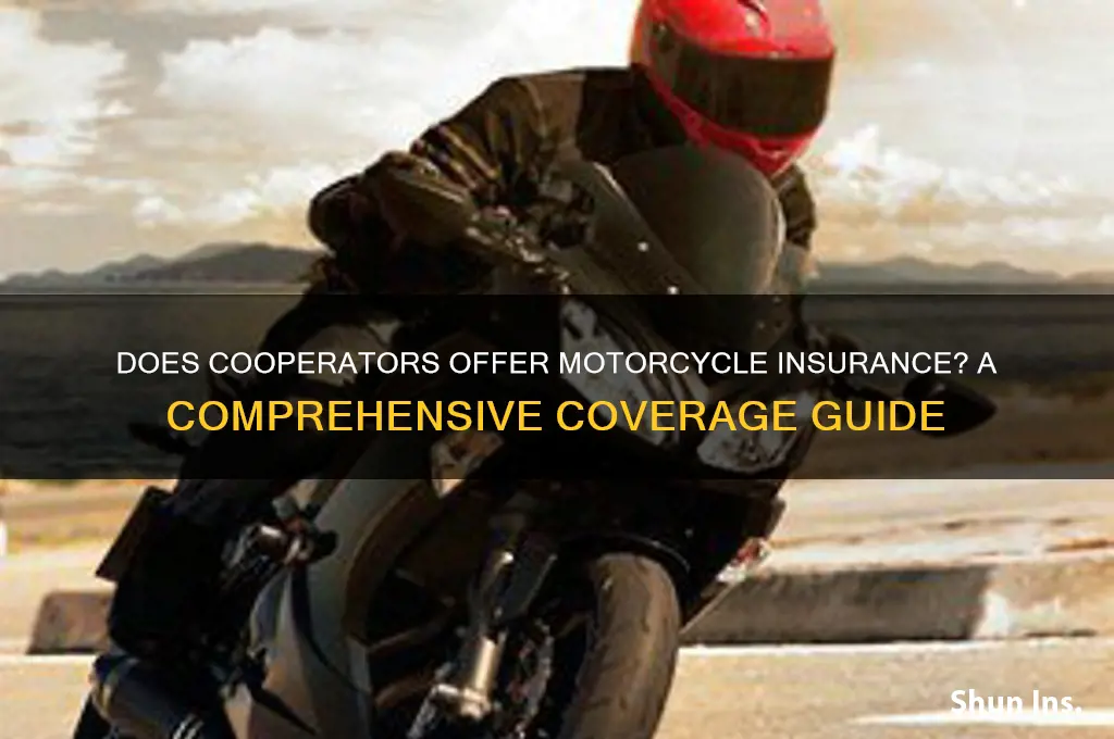 does cooperators insure motorcycles