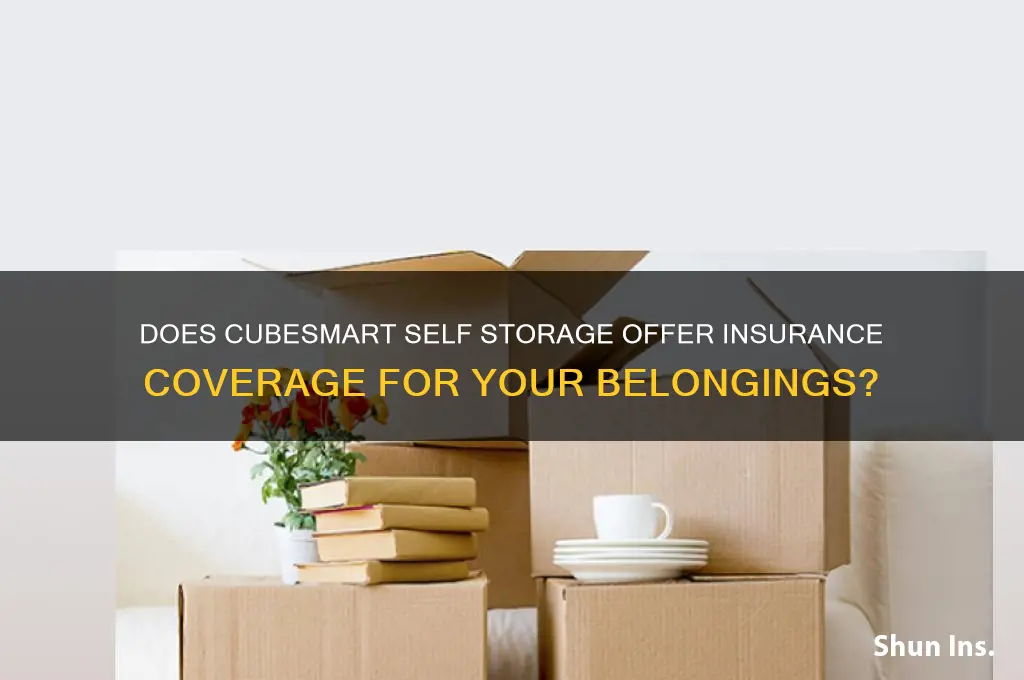 does cubesmart self storage have insurance