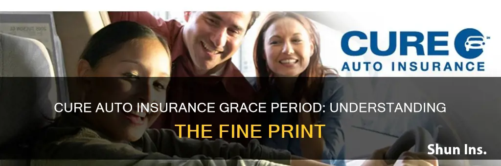 does cure auto insurance have a grace period