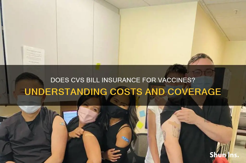 does cvs charge insurance for vaccines
