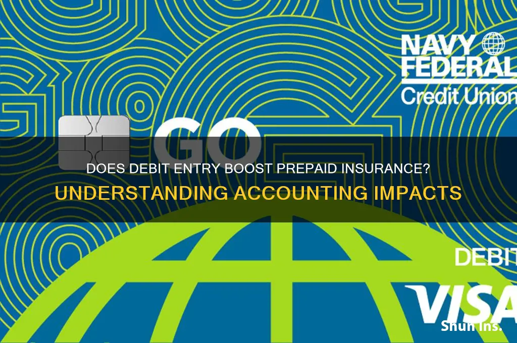 does debit entry increase prepaid insurance
