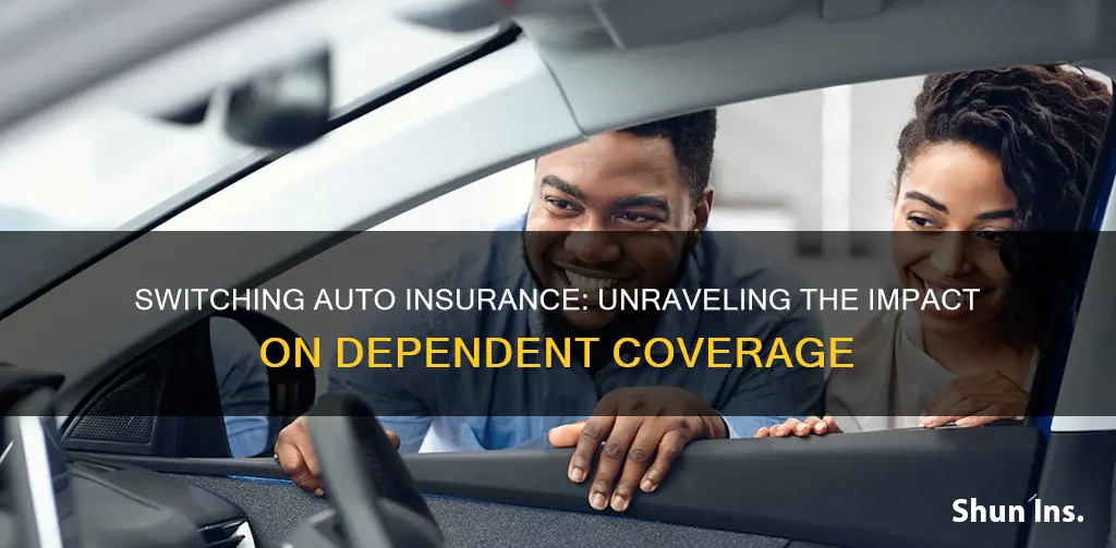 does dependents get tranferred over after chaniging auto insurance comapany