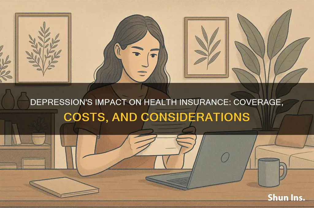 does depression affect health insurance