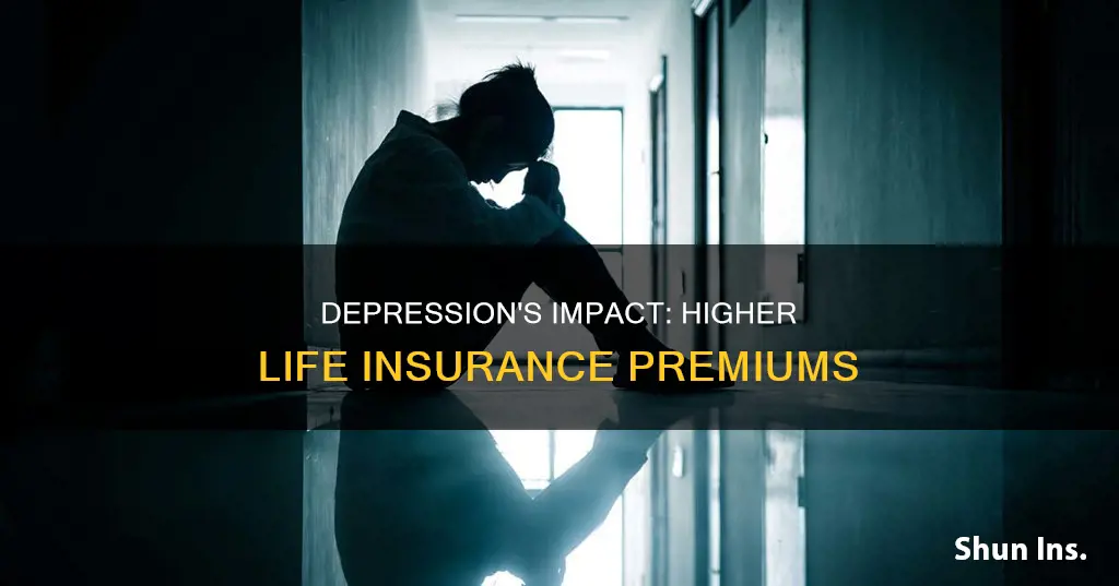 does depression increase life insurance