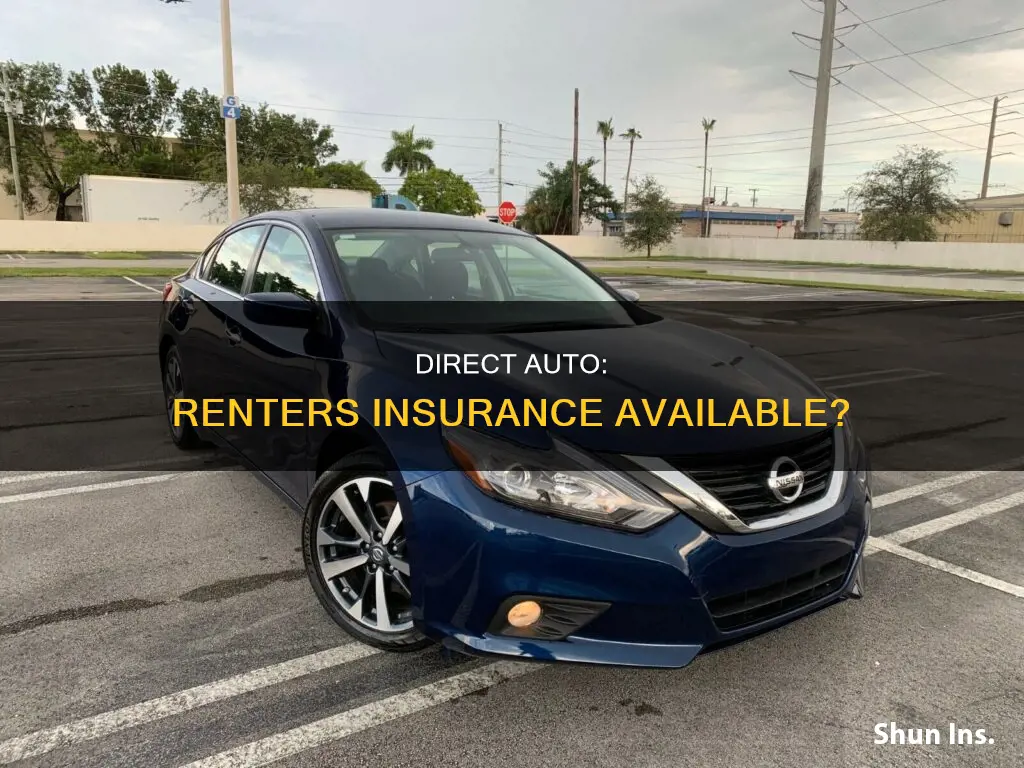 does direct auto have renters insurance