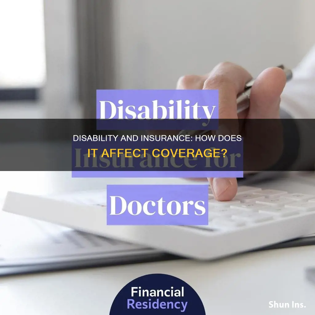 does disability affect insurance