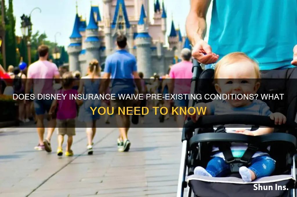 does disney insurance waive preexisting condition
