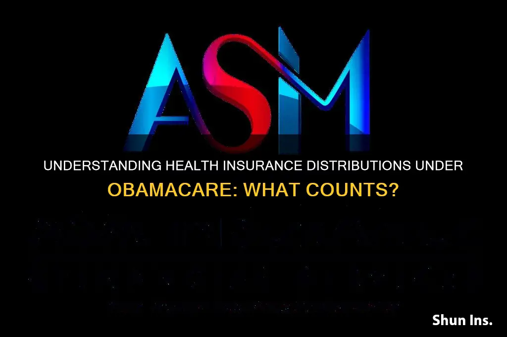 does distributions count for health insurance under obamacare