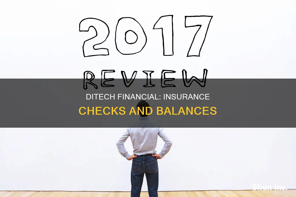does ditech financial hold insurance checks