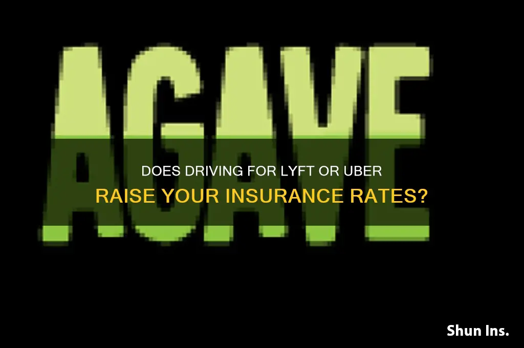 does doing lyft uber increase insurance