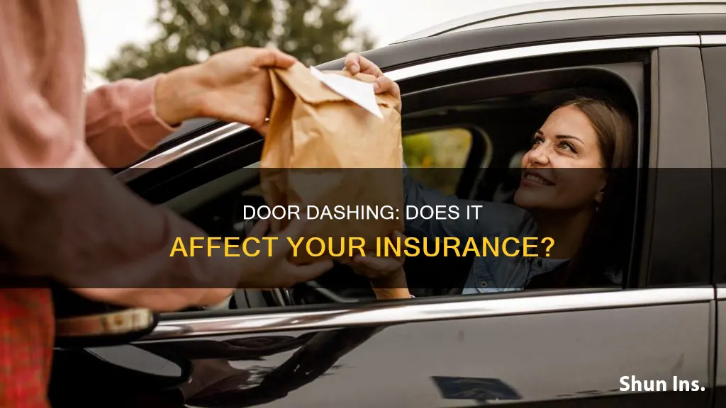 does door dashing affect insurance
