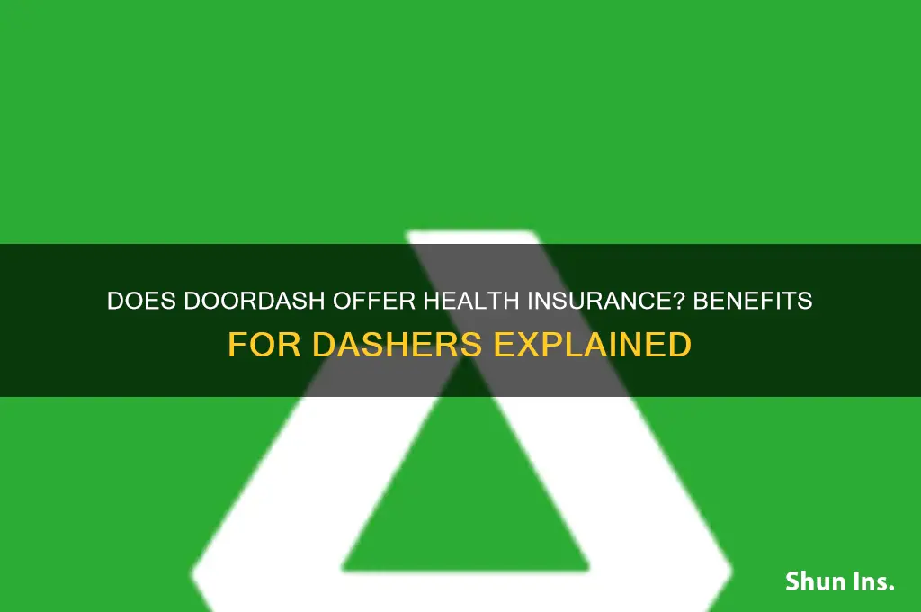 does doordash give health insurance
