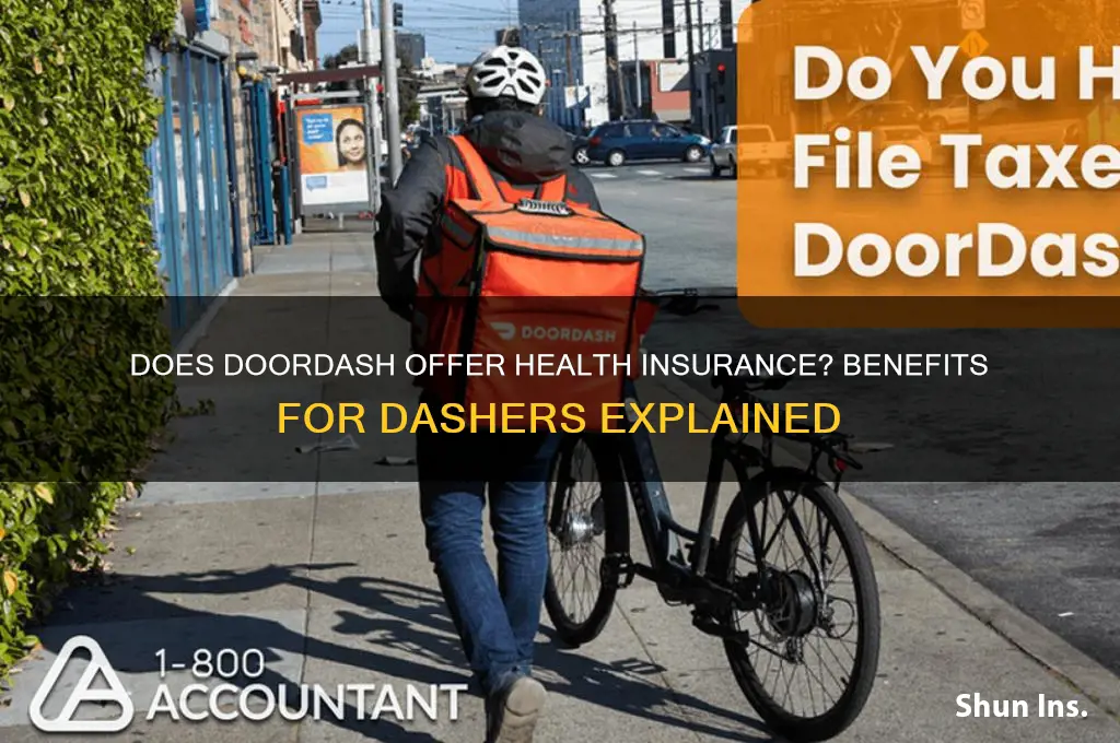 does doordash provide health insurance