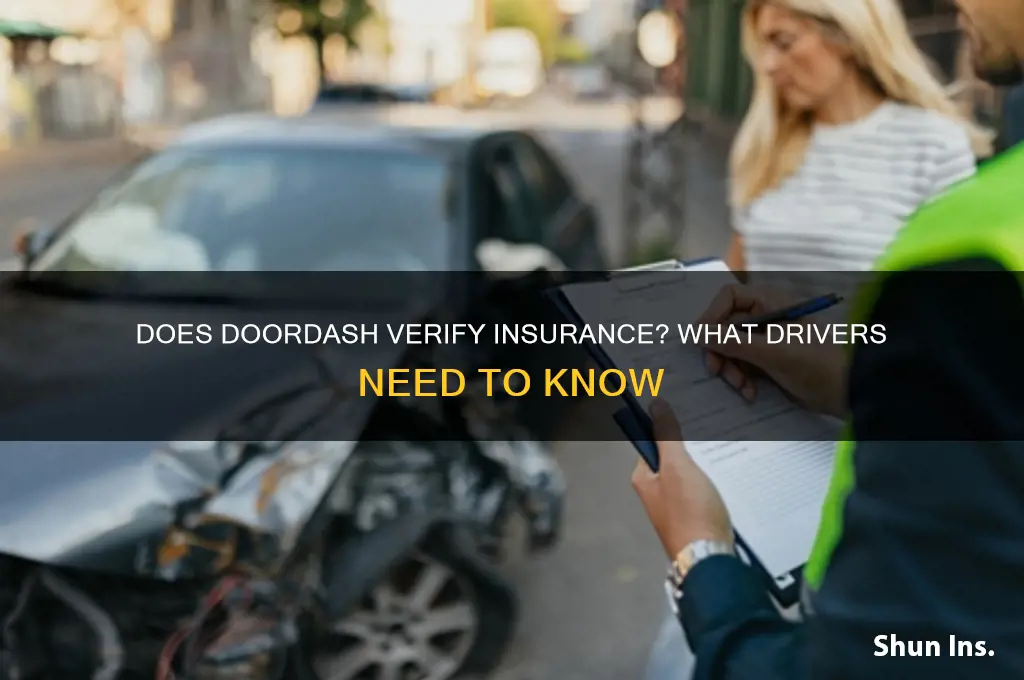 does doordash verify insurance