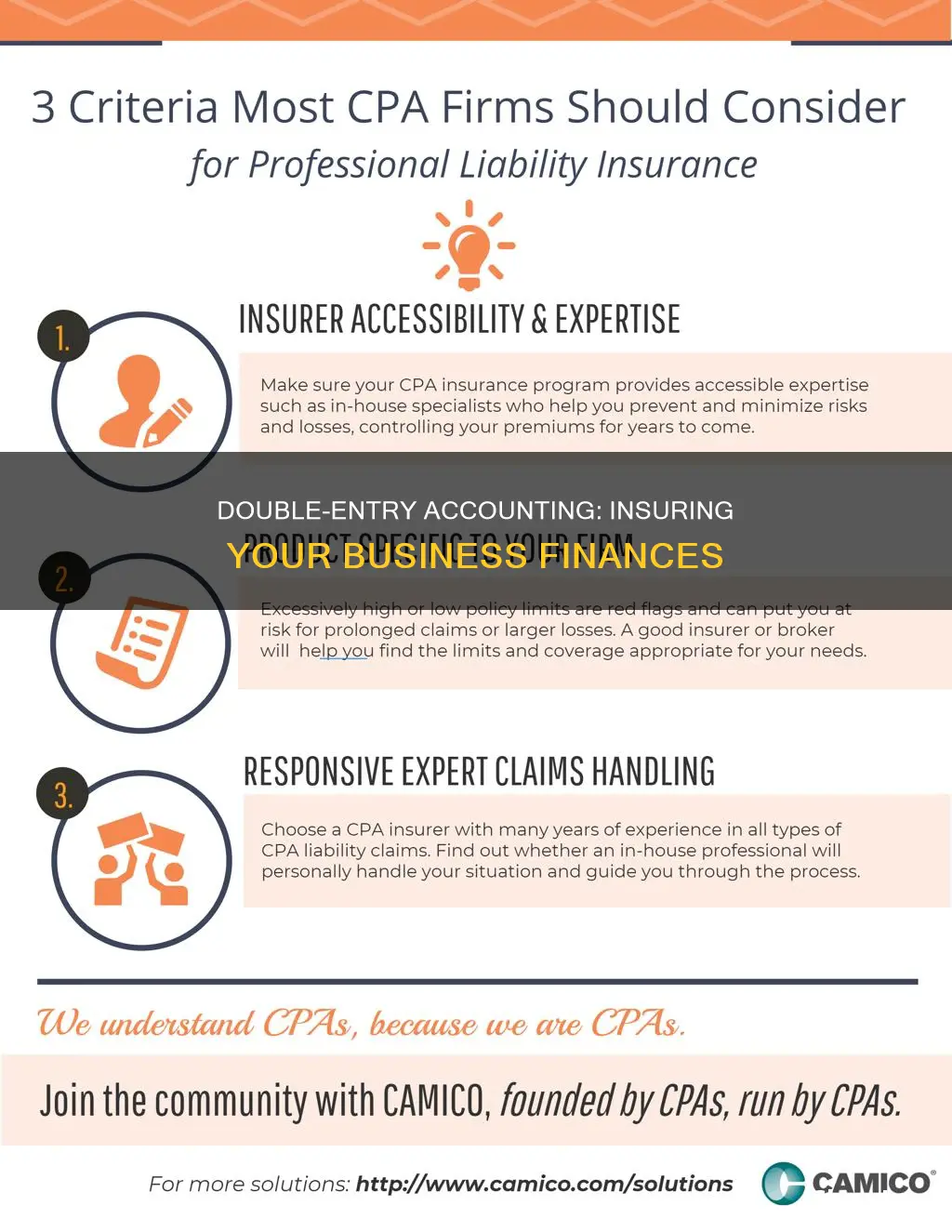 does double entry accounting have to do with insurance