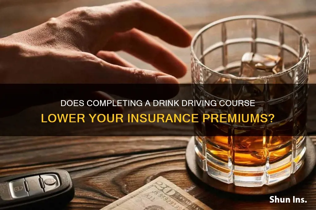 does drink driving course reduce insurance
