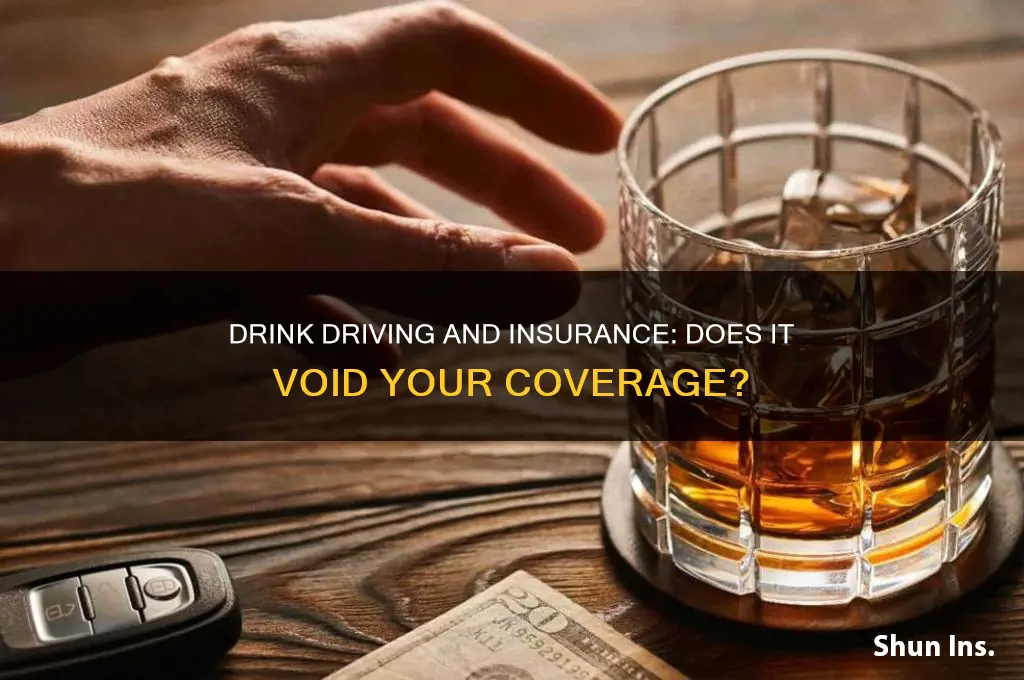 does drink driving void insurance