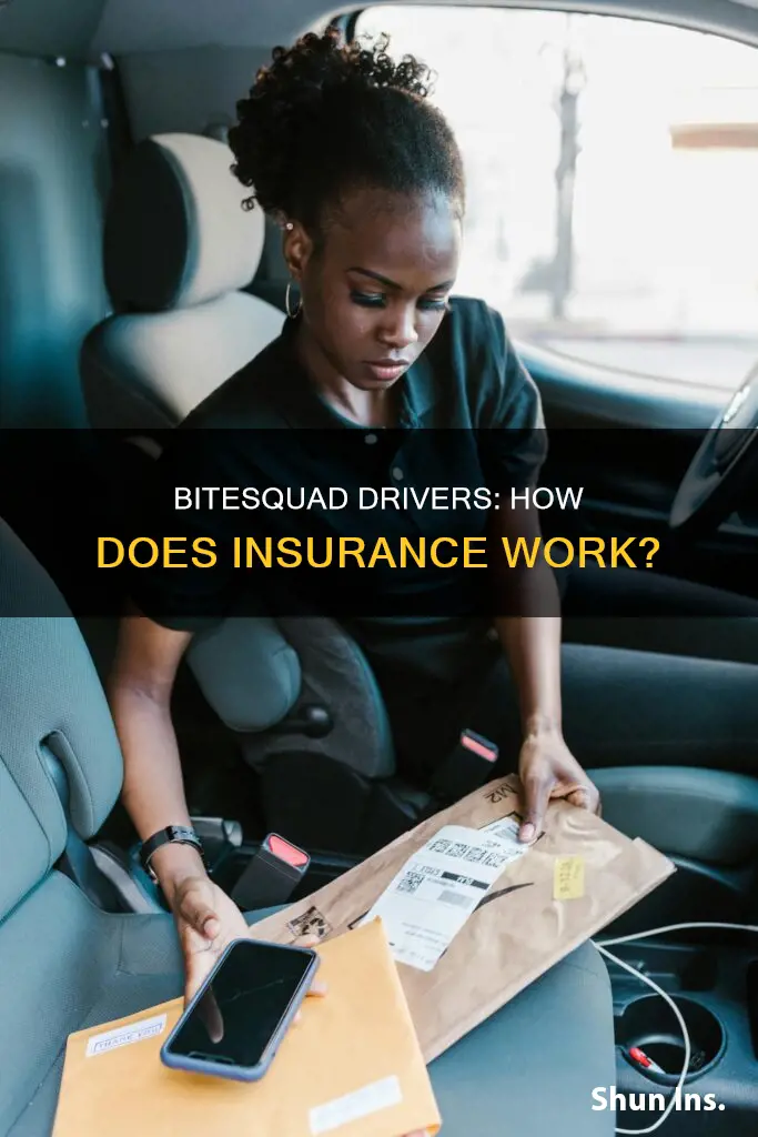 does driving for bitesquad affect insurance