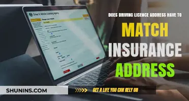 Does Your Driving Licence Address Need to Match Insurance Address?