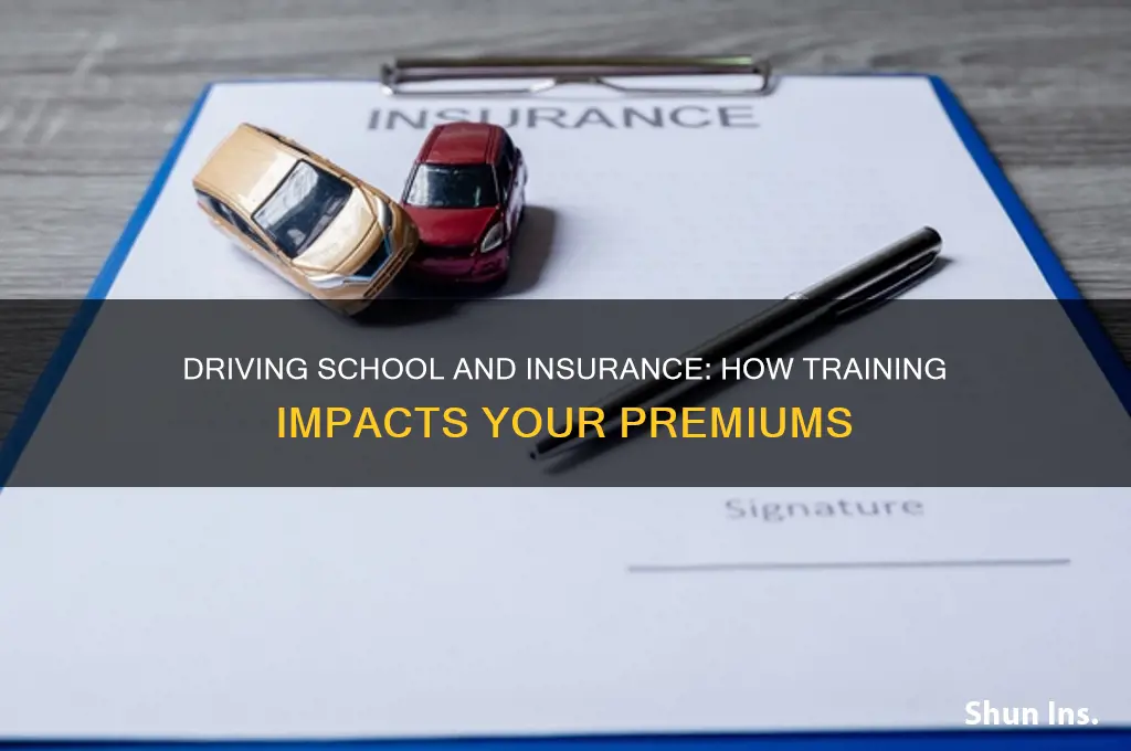 does driving school help insurance