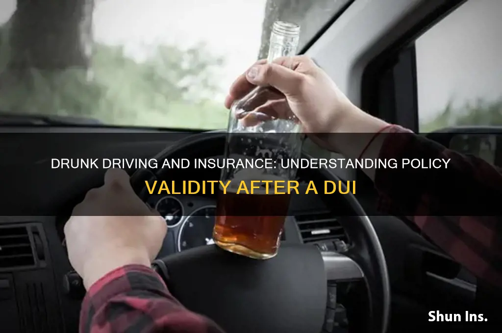 does drunk driving invalidate insurance
