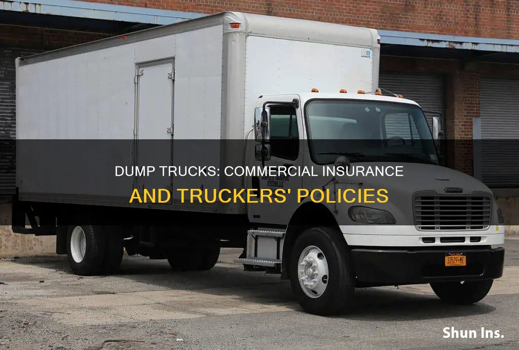 does dump truck come under turckers in commercial insurance application