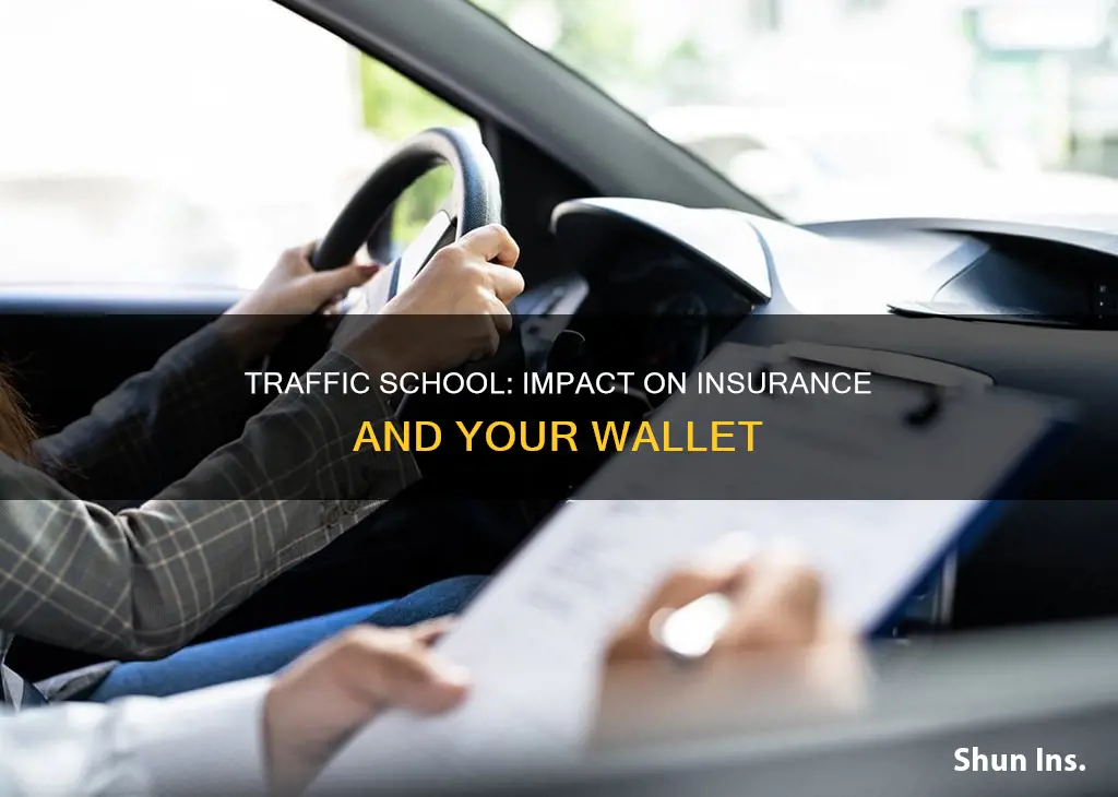 does electing to go to traffic schoo raise insurance