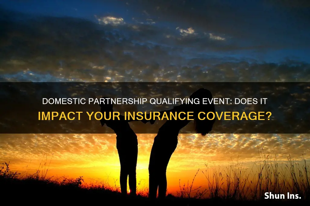 does entering a domestic partnership qualifying event insurance