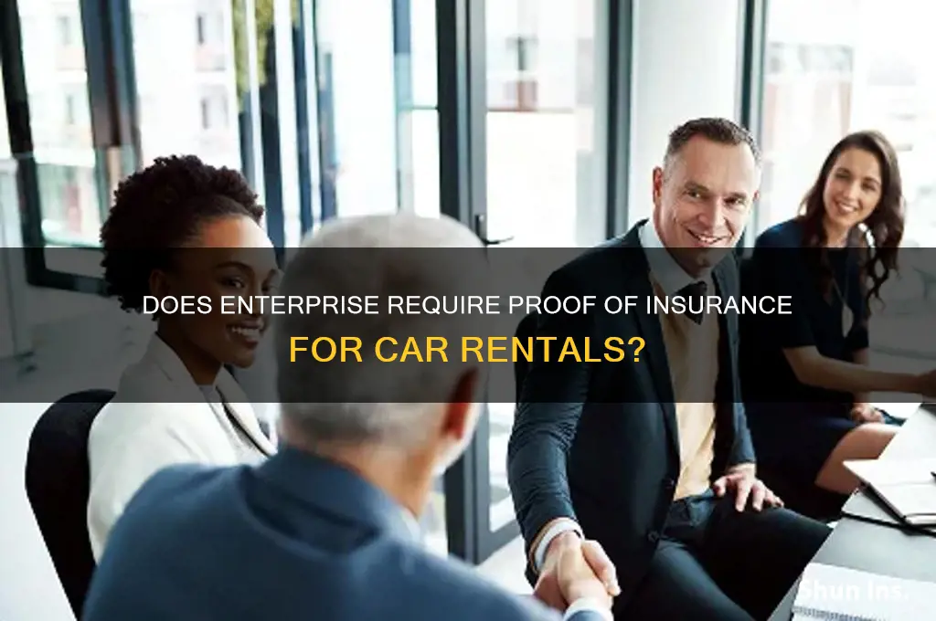 does enterprise ask for proof of insurance
