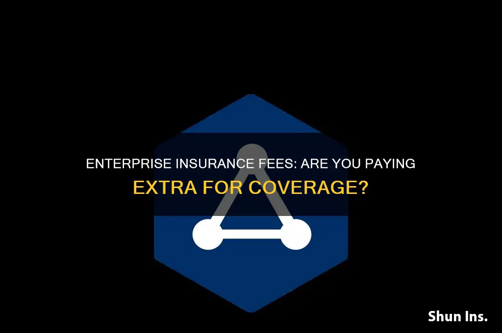 does enterprise charge extra for insurance