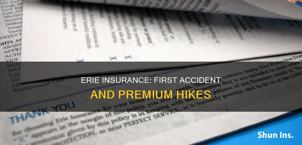 does erie insurance go up after 1st accident