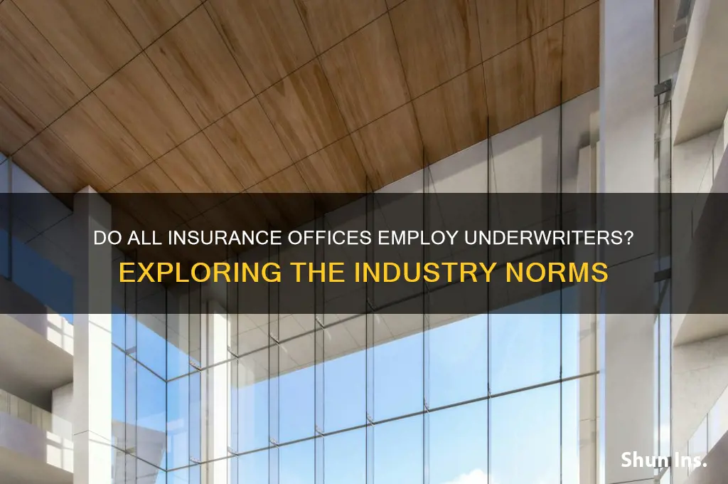does every insurance office have underwriters