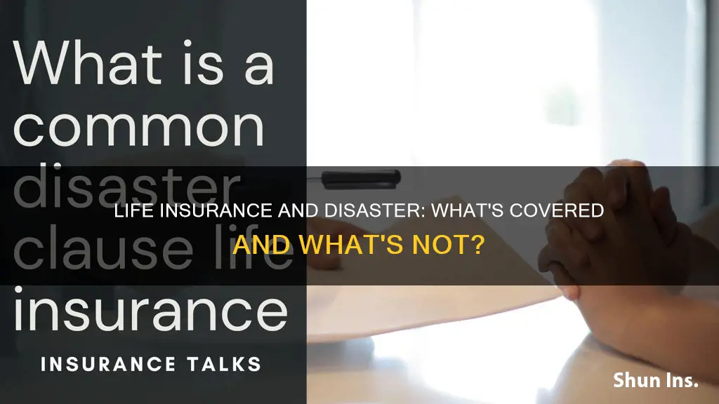 does every life insurance have disaster clause