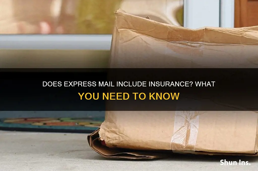 does express mail come with insurance