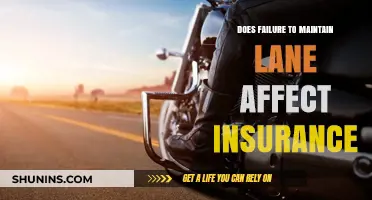 Lane Discipline: Insurance Impact of Failure to Maintain Lane