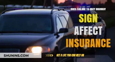 Highway Sign Disobedience: Impacting Your Insurance?