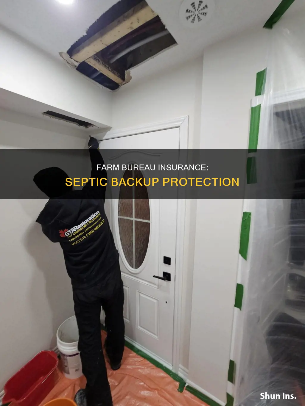 does farm bureau homeowners insurance cover septic backup