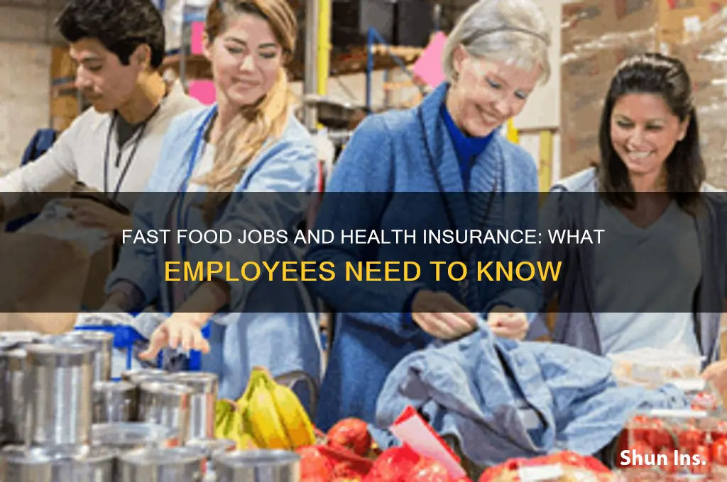 does fast food give health insurance