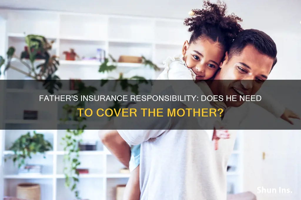 does father of child have to insure the mother