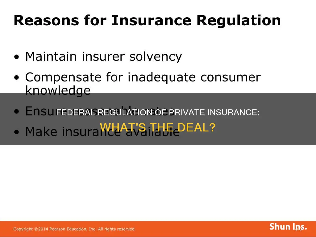 does federal government regulates private insurance