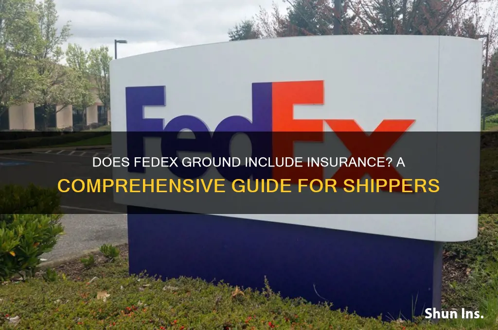 does fedex ground come with insurance